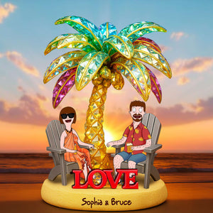 Couple Forever Acrylic Plaque Personalized Gifts For Couple 03TOLU130625PA-Homacus