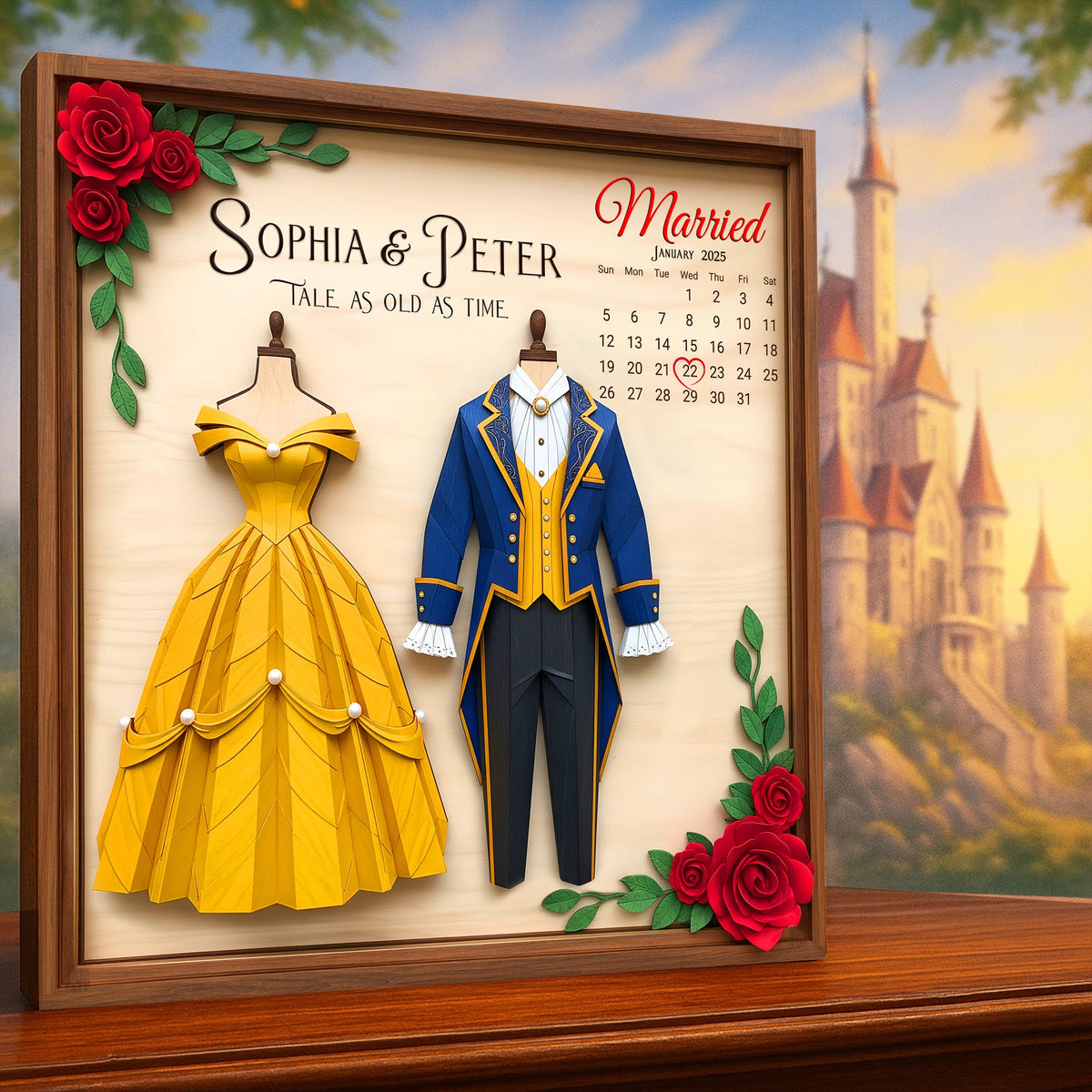 Dressed For Forever Acrylic Plaque - Personalized Married Gifts For Couple 02NALU240625-Homacus