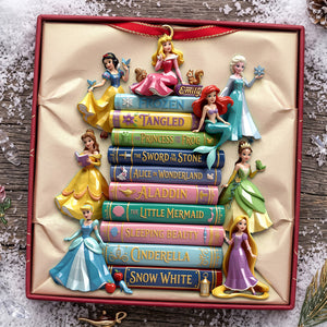 Lovely Fairy Tale Princesses Acrylic Ornament - Personalized Christmas Gifts 01nata030926