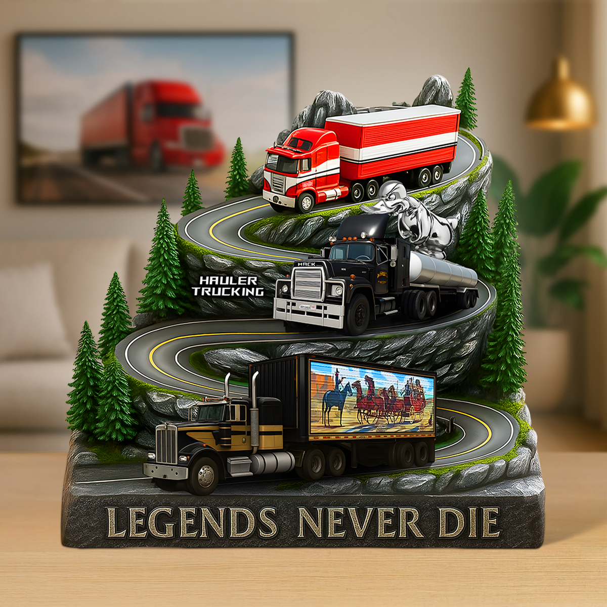 Classic Truck Movie Acrylic Plaque - Personalized Gifts For Trucker 03qhpu140625-Homacus