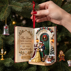 New Home Celebrate Ornament, Personalized Gifts For Newly Couple 07qhlu220926-Homacus