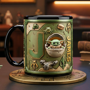 Alien Alphabet Coffee Mug - Personalized Gifts For Cosmic Lovers 02kita210126-Homacus