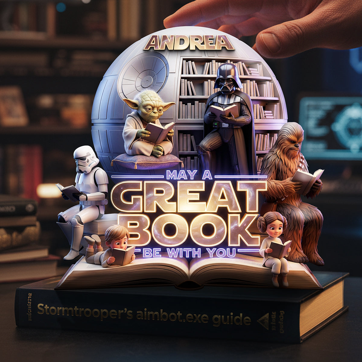Great Book Acrylic Plaque - Personalized Gifts For Book Lovers 04pata110226-Homacus