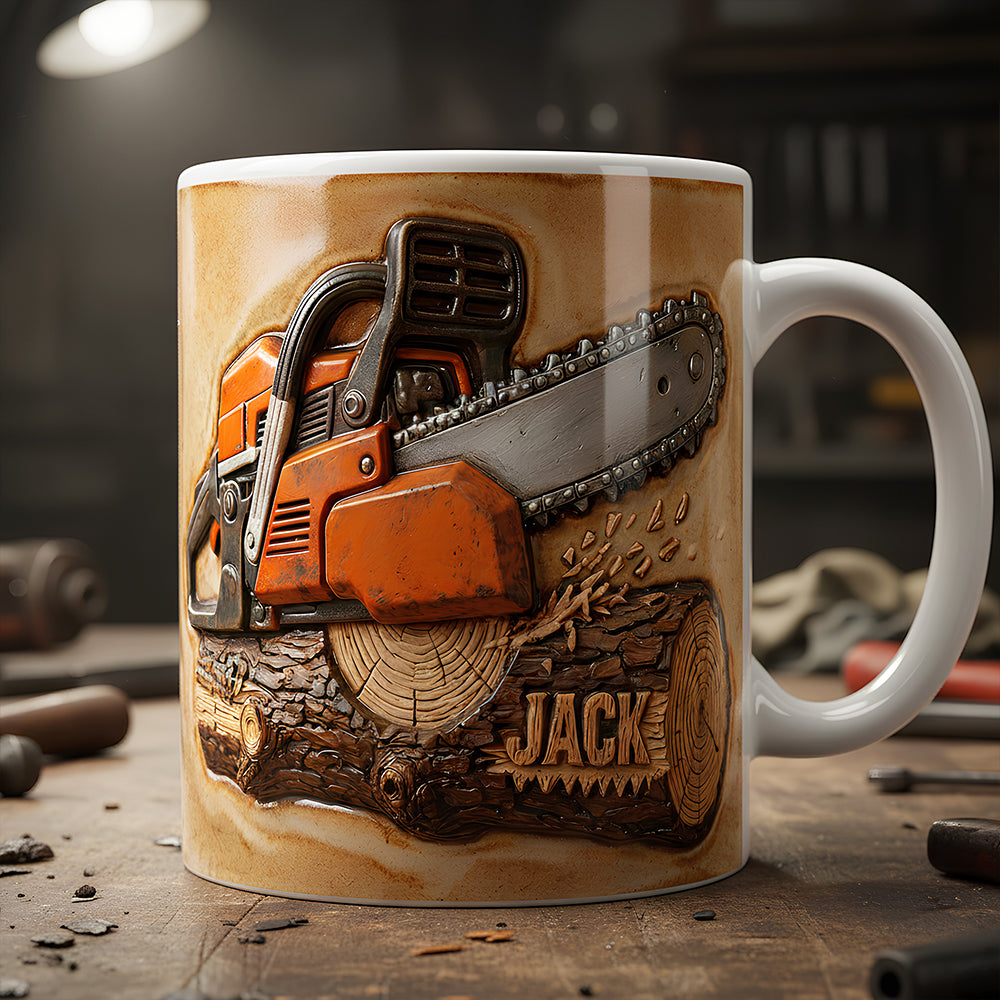 Chainsaw Coffee Mug Personalized Gifts For Lumberjack 05TGDT271125-Homacus