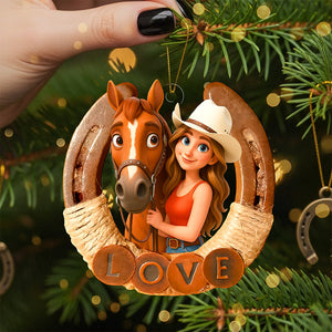 Horse Lover Ornament - Custom Photo Gifts For Horse Lovers 01pgta290825-Homacus