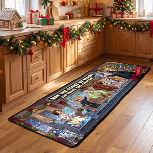 Let Christmas Shine Bright Runner Rug - Personalized Gifts 03HADH220826-Homacus