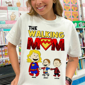 Personalized Gifts For Mom Shirt 02ohtn210325pa The Walking Mom-Homacus