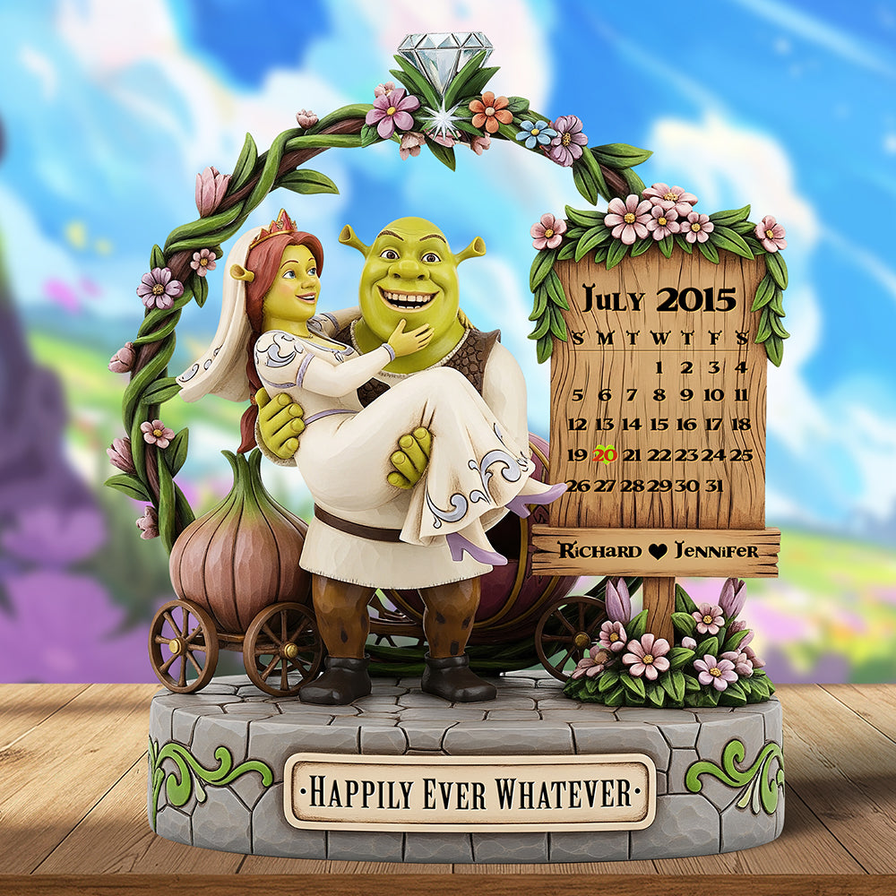 Happily Ever Acrylic Plaque - Personalized Gifts For Couple 01QHQN250625-Homacus