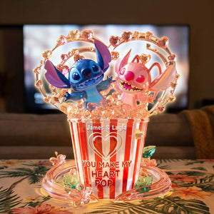 Popping Love Acrylic Light Box - Personalized Gifts For Couples 04PAMG281125-Homacus