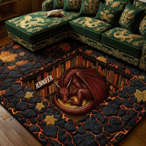 Dragon Book Custom Shape Doormat - Personalized Gifts For Book Lovers 05tgqn171125-Homacus