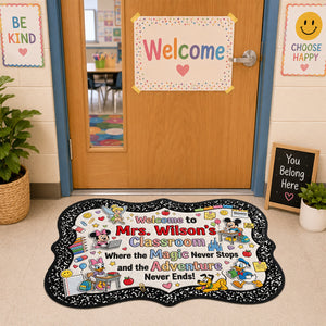 Teacher Custom Shape Doormat - Personalized Gifts For Teacher 01nadh090726-Homacus