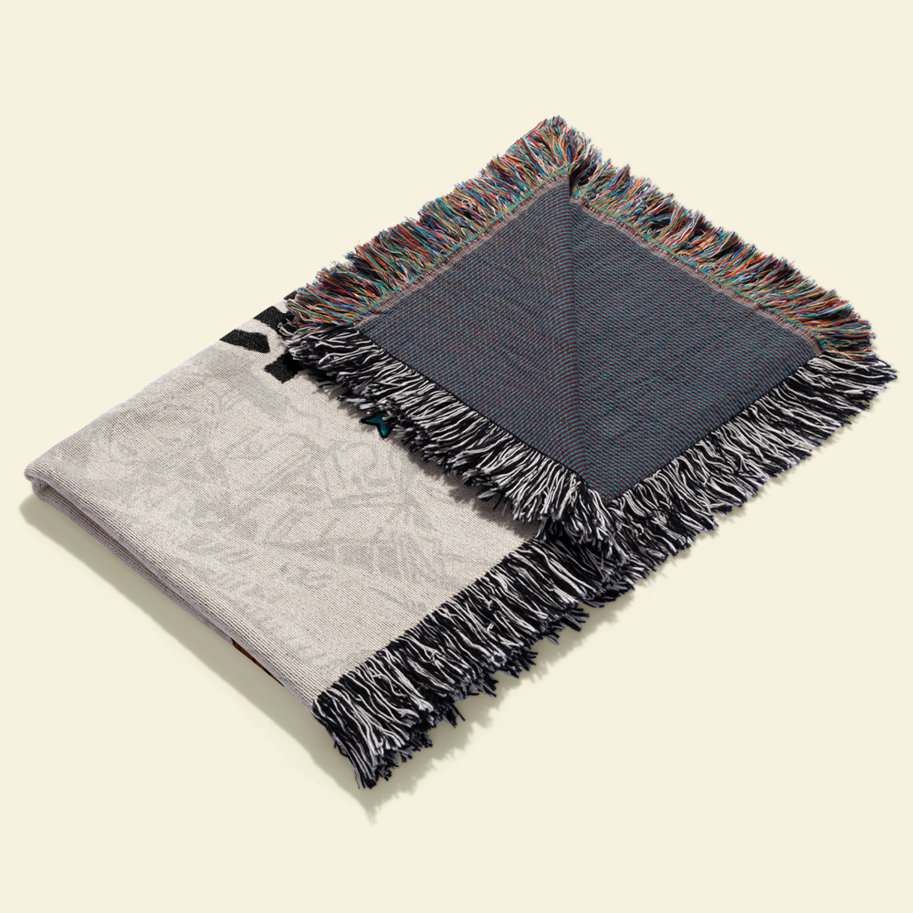 Personalized Gifts For Mom Woven Blanket Mother's Day Best Super Mom Ever-Homacus