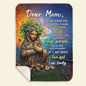 Personalized Gifts For Mom Blanket 04hupu170225 Consider It A Big Hug-Homacus
