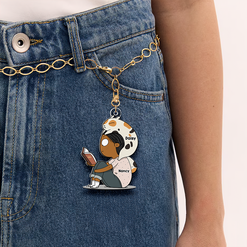 Personalized Gifts For Cat Lover Keychain 03QHHU130325TM-Homacus