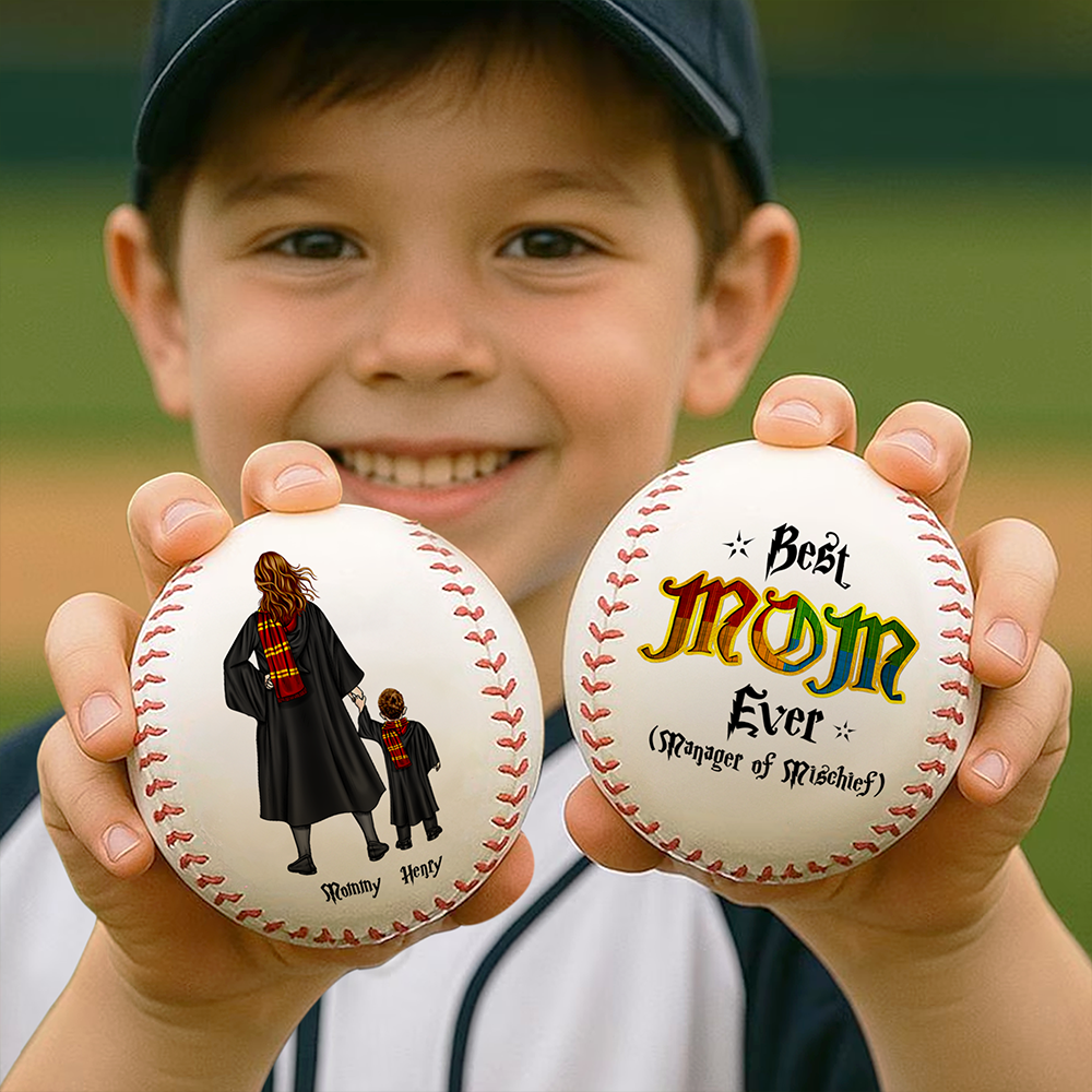 Personalized Gift For Mom Baseball Mother's Day Wizard Mom-Homacus