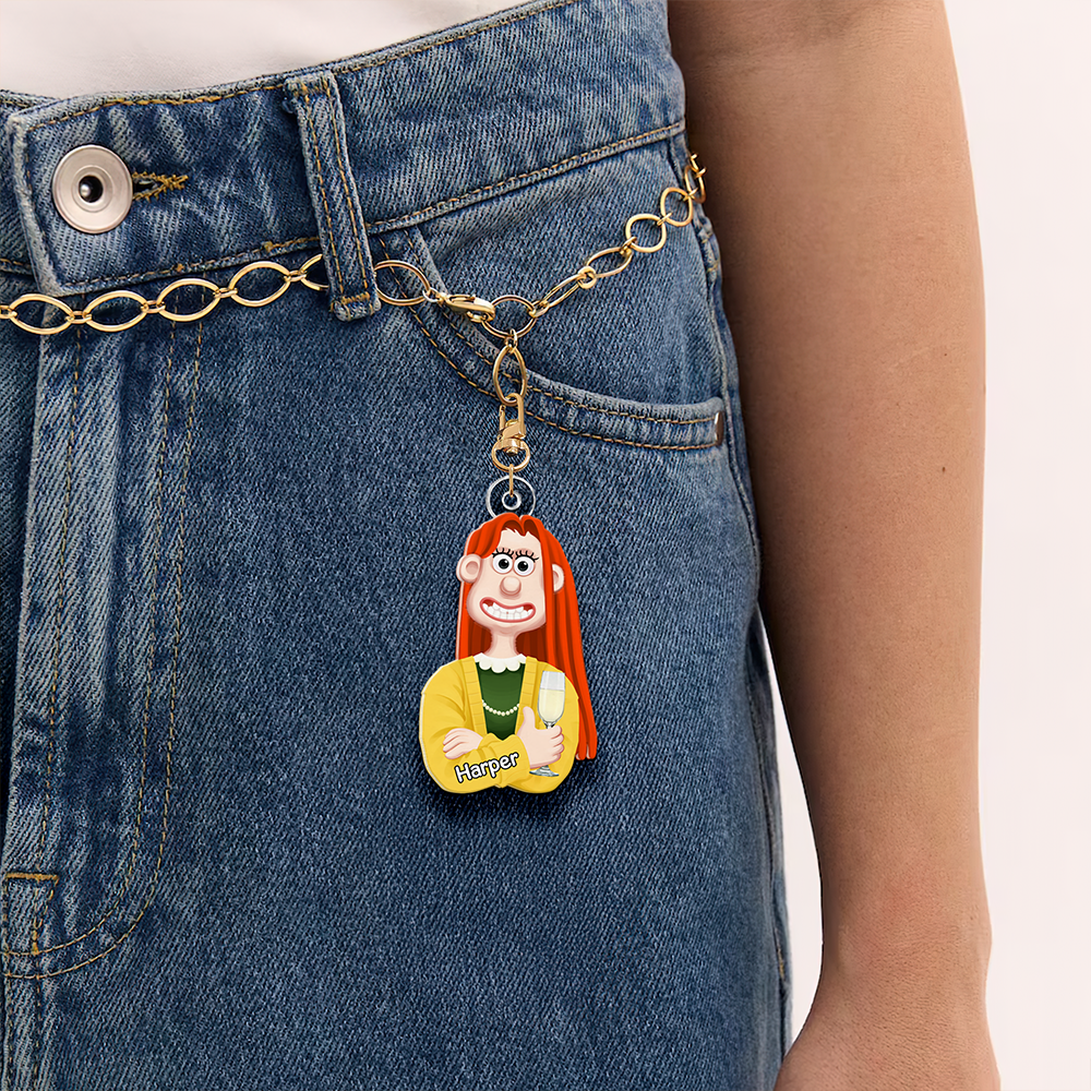 Personalized Gifts For Cartoon Fans Keychain 04QHHU130325PA-Homacus