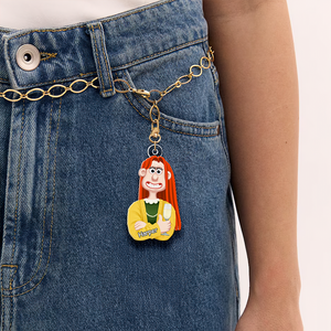 Personalized Gifts For Cartoon Fans Keychain 04QHHU130325PA-Homacus