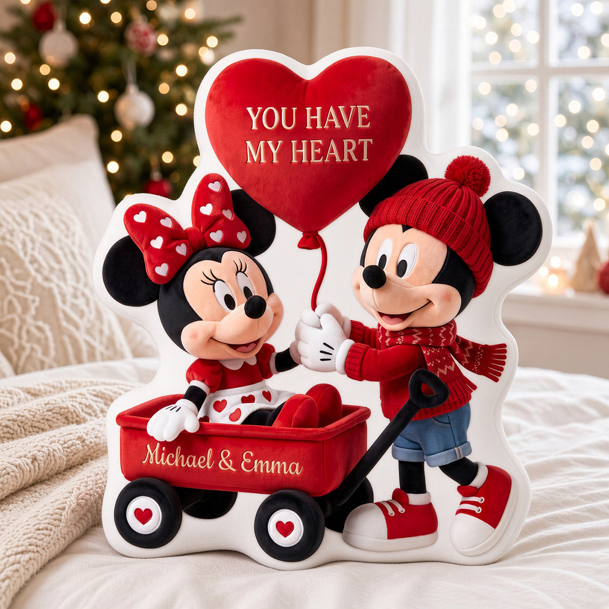 You Have My Heart Pillow - Personalized Christmas Gifts For Couples 06ttdh261026-Homacus