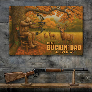 Hunting Dad Print Metal Sign - Personalized Gifts For Father 02HUQN020525-Homacus
