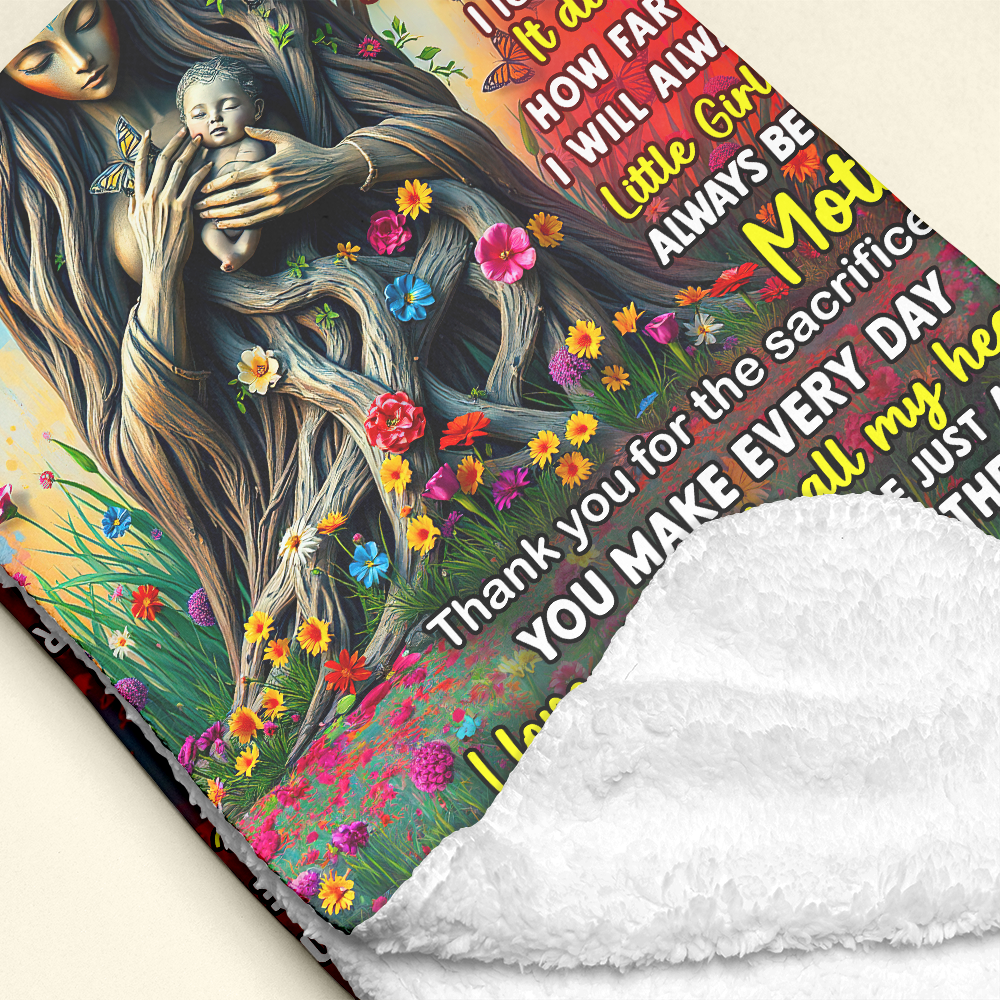 Personalized Gifts For Mom Blanket 02hupu170225 You Are The World-Homacus