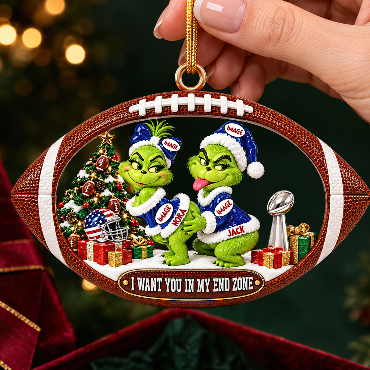 Playfully Naughty Couple Christmas Ornament - Personalized Gifts For Couple 01ohdt071026-Homacus