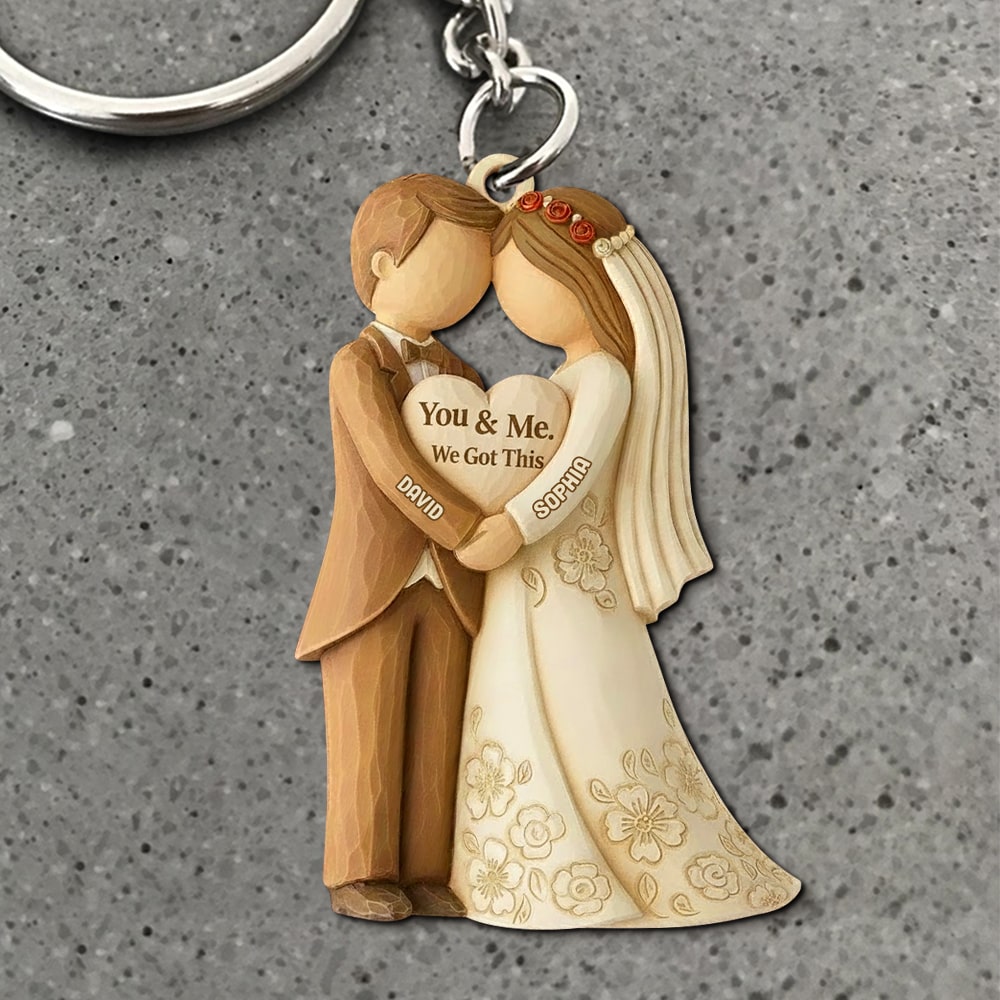 Personalized Gifts For Newlyweds Keychain 01totn261125-Homacus