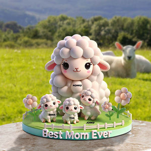 Personalized Gifts For Mom Plaque 04katn030425 Best Mom Ever-Homacus