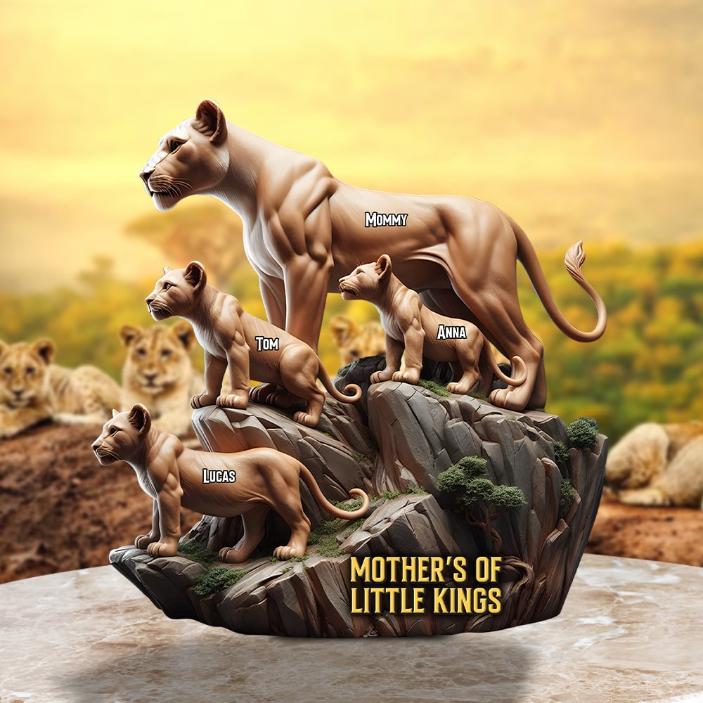 Lion Mom Plaque Christmas Decor - Personalized Gifts For Mom 02ohtn270325-Homacus