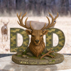 Hunting Deer Plaque Personalized Gifts For Dad 03xqtn170425 Hunting Lovers-Homacus