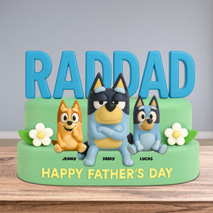 Rad Dad Plaque Personalized Gifts For Dad 05natn120525-Homacus