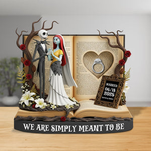Horror Anniversary Couple Plaque - Personalized Gifts For Couple 04tgtn300525-Homacus