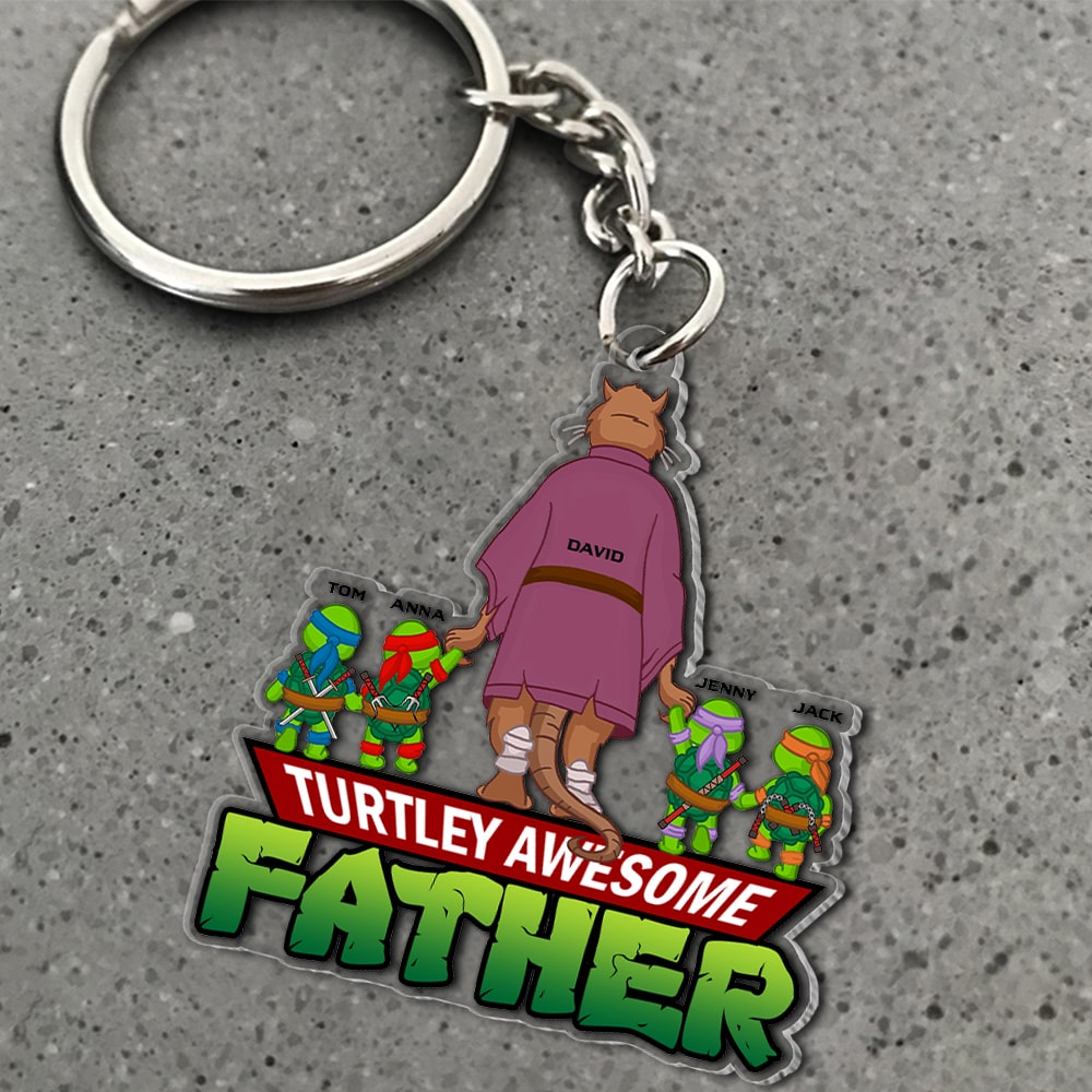 Personalized Gifts For Dad Keychain 05natn180524-Homacus