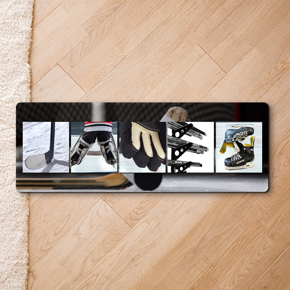 Personalized Gifts For Ice Hockey Lovers Name Art Metal Sign-Homacus