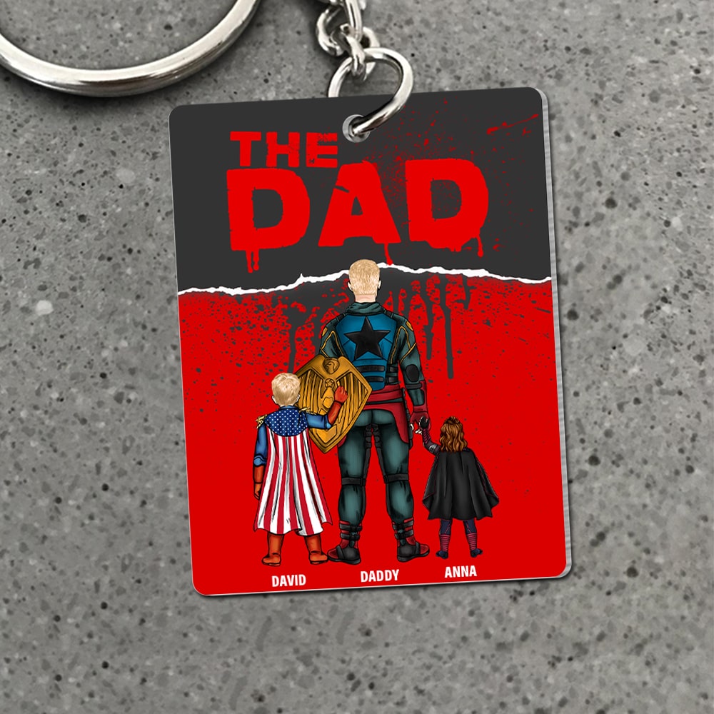 Supes Keychain Personalized Gifts For Dad 02totn154025hg-Homacus
