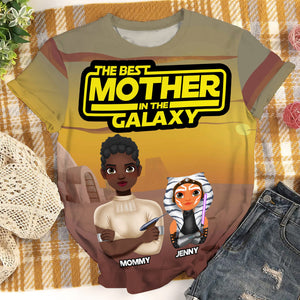 Personalized Gifts For Mom Shirt 05natn180225hg The Best Mother In The Galaxy-Homacus