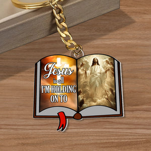 Personalized Gifts For Christian Keychain 02xqtn090125 Jesus I Trust In You-Homacus