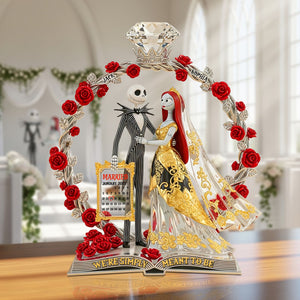 Personalized Anniversary Gifts For Nightmare Couple Acrylic Plaque 01tgtn230625-Homacus