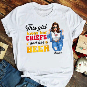 Custom Team Logo Gifts For Football Fan Shirt 03BHTN010223TM American Football Girl-Homacus