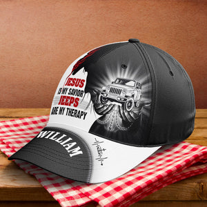 Personalized Gifts For Off Road Lovers Classic Cap 01qhqn080624 Car and Jesus-Homacus