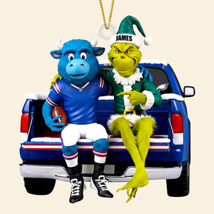 American Football Mascot Ornament - Personalized Gifts For Football Lovers 02ohdt100925-Homacus