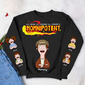 Personalized Gifts For Mom 3D Shirt, Momnipotent & Little Kids 02TOLU120325HG-Homacus
