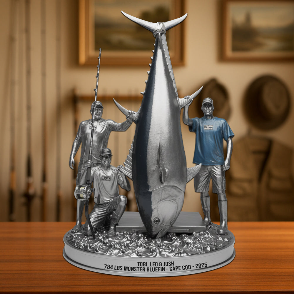 Fishing Trophy Moment Plaque, Personalized Gifts For Fishing Lovers 05qhtn290825-Homacus