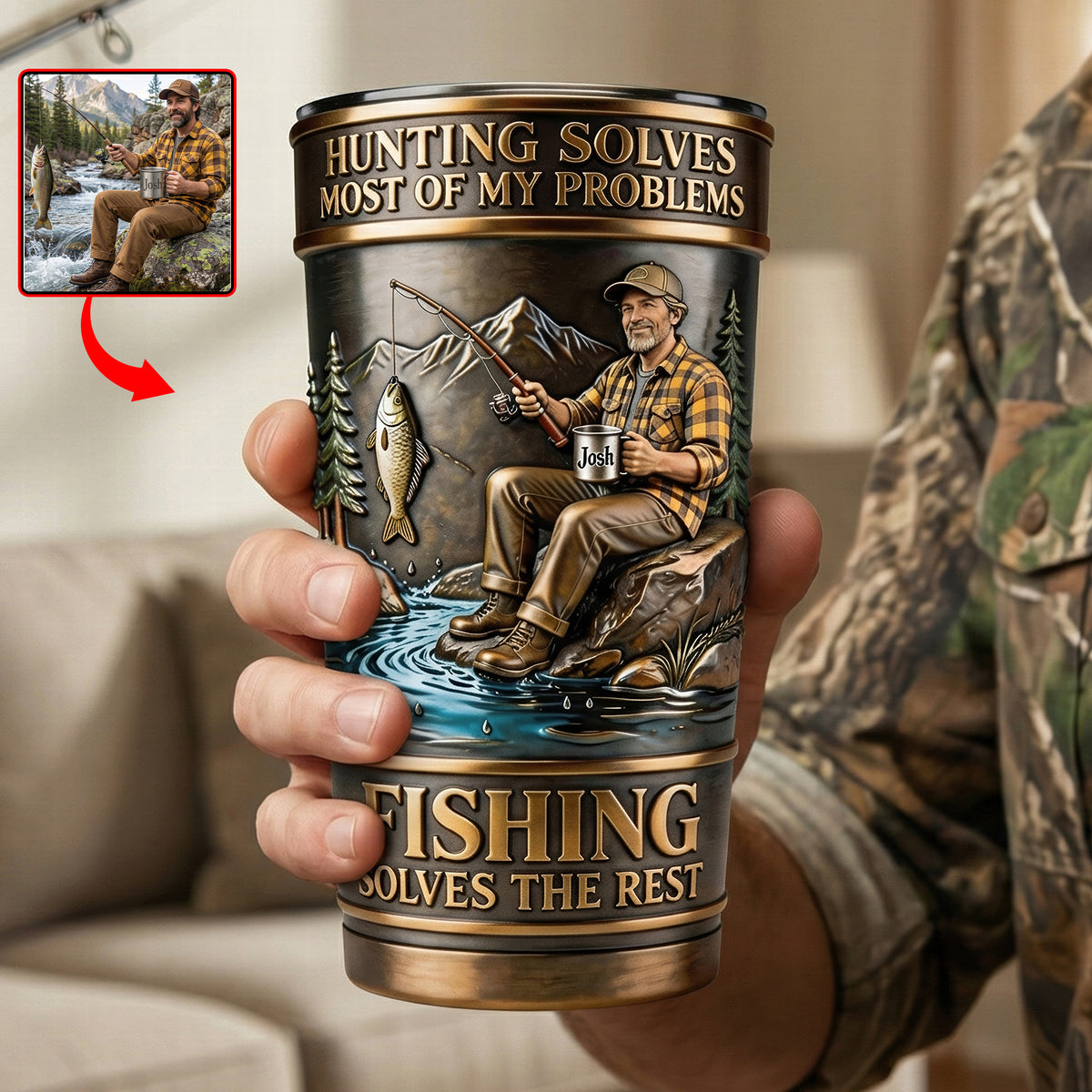 Fishing Tumbler - Custom Photo Gifts For Fishing Lovers 05tyqn020326-Homacus