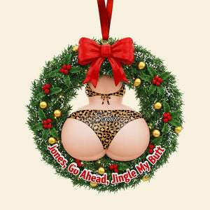 Naughty Couple Christmas Ornament - Personalized Gifts For Couple 03naqn061025-Homacus