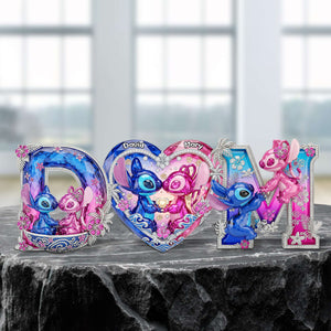 Custom Alphabet Couple Acrylic Plaque - Personalized Gifts For Couple 03OHTN220525-Homacus