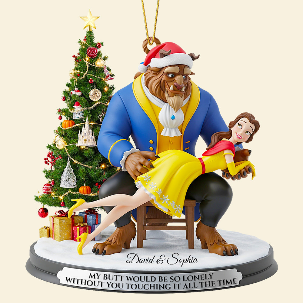 Funny Fairytale Ornament Christmas Personalized Gifts For Couple 03NADT090925-Homacus