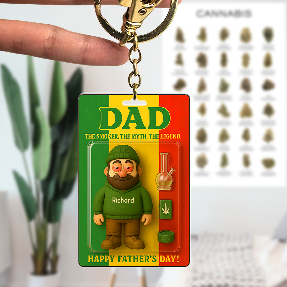 The Legend Dad Acrylic Keychain - Personalized Gifts For Father 02TOQN260425-Homacus