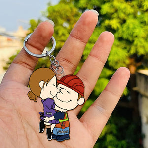 Personalized Gifts For Couple Keychain, Custom Job 01qhqn160125hg-Homacus