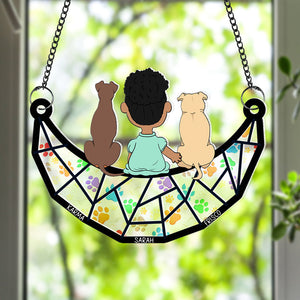 Personalized Gifts For Dog Lovers Window Hanging Suncatcher Ornament 02kaqn180225hg-Homacus