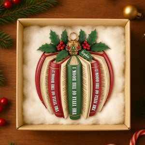 Personalized Gifts For Book Lovers Christmas Ornament 02hytn171125-Homacus